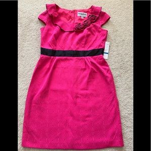 Fuschia sheath dress